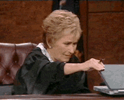 Judge Judy Reaction GIF Judge Judy Reaction GIF