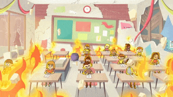 High School Burn GIF by Cartoon Hangover High School Burn GIF by Cartoon Hangover